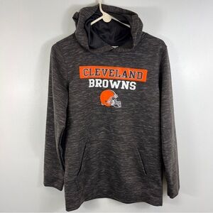 Cleveland Browns DAWG POUND Brown Hoodie Pullover Youth XL Big Fit (adult S)